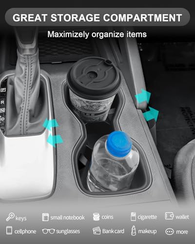 Image of CDEFG for 2025 2026 Nissan Frontier Center Console Organizer for 2022 2023 2024 2025 2026 Nissan Frontier Accessories Middle Console Cup Holder Organizer Storage Box
