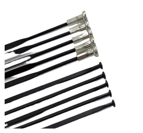 MFUPR Radios, radios de Rueda, Aptos for radios de Bicicleta con tetinas, 36 radios de tracción Recta for Bicicleta de Carretera for AKSIUM Ksyrium Equipe CROSSRIDE Cosmic(264mm 5pcs)