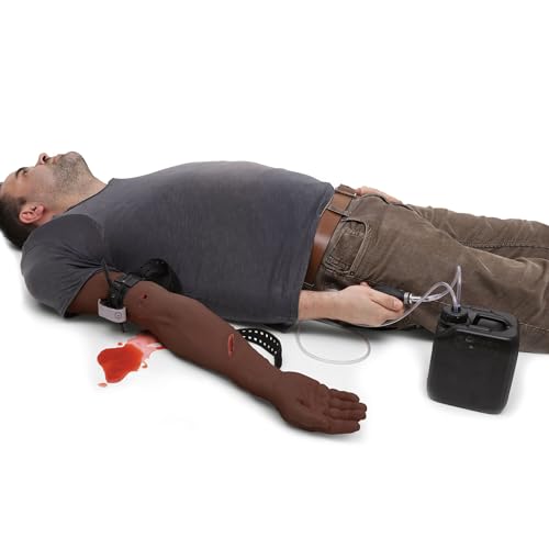 3B Scientific Arm-Hämorrhagiekontrolltrainer P102D (dunkler Hautton)