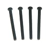 KAISH American Thread Humbucker Pickup Height Screws Humbucker Pickup Ring Pickup Surround Frame Mounting Screws Springs for USA thread pickups Black