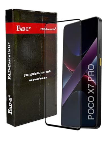 Image of FAD-E Tempered Glass Screen Protector Guard Compatible for POCO X7 PRO 5G
