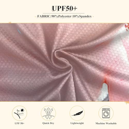 Axolotl with Cherry Blossoms Boys Rash Guard Long Sleeve UPF 50+ Boys Swim Shirt Quick Dry Shirt for 3-12 Years4