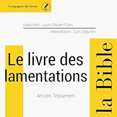 Couverture de Le livre des Lamentations