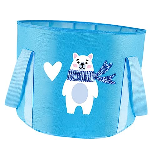 balacoo Portable Foot Bath Bag Foot Bucket Collapsible Camping Water Container Foldable Wash Basin