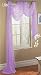 1kidandaheadache's Beautiful Elegant Voile Sheer Valance Scarf 37" X 216" Topper Lilac