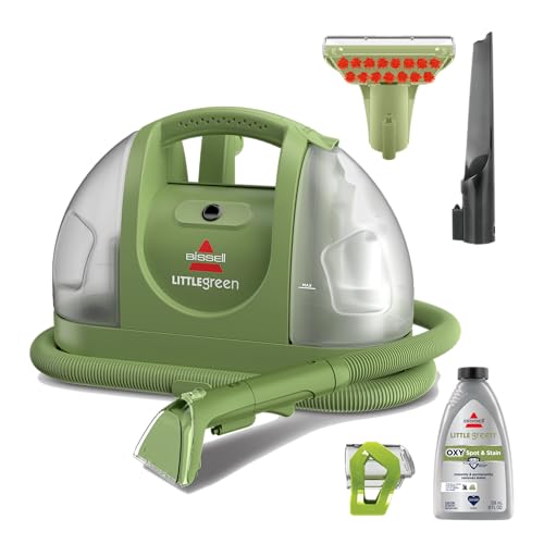 BISSELL Little Green Multi-Purpose Portable Carpet Cleaner, 1400B | Multi-surface upholstery cleaning;…