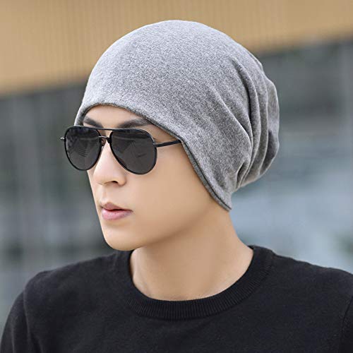 Bonnet tricoté chapeau hiver épais pour homme et femme tendance