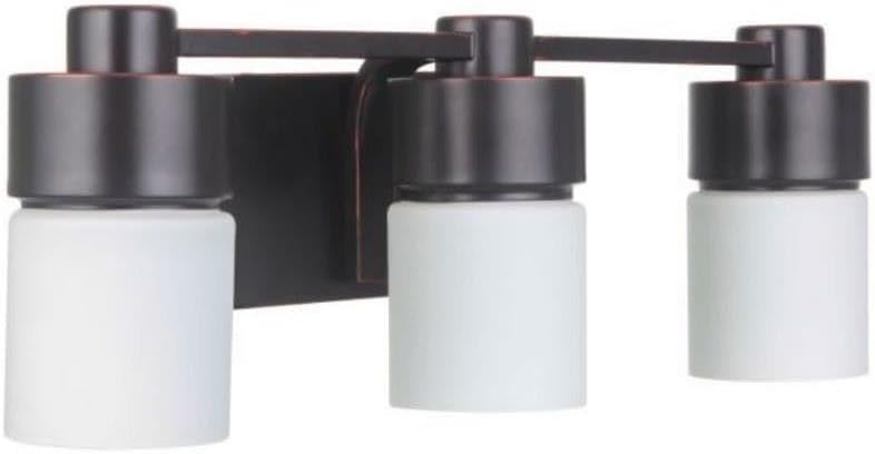Craftmade District 3 Light Vanity Flat Black