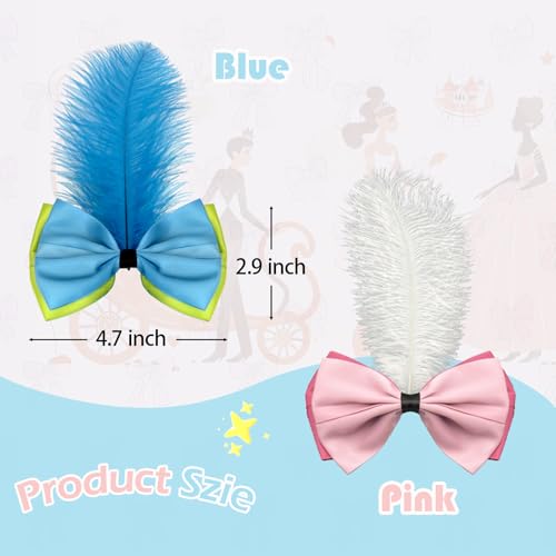 Accesorios de moño para cabello princesa 2 piezas 5 pulgadas miniatura 2
