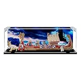 Figures Display Box for LE-GO for 76208 The Go-at Boat Acrylic Dustproof Transparent Custom Display Case (No Model) (background B) - Image 1