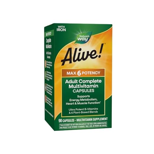 Alive! Max6 Multivitamin with Iron