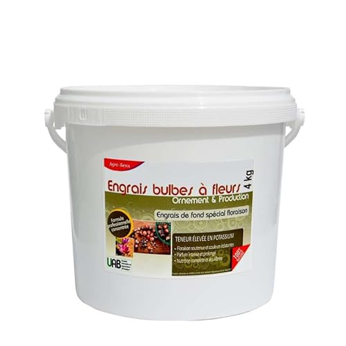 Agro Sens Engrais bulbes à Fleurs d’Ornement et de Production Seau 4 kg