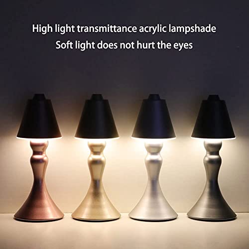 LED Wandlamp Bar Nachtlampje Oplaadbaar Nachtlampje Smeedijzer + Acryl Touch Switch Slaapkamer Slaap Decoratie… - Afbeelding 5