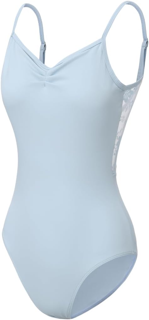 Women's Camisole Leotard for Ballet Dance grils Bodysuit with Adjustable Straps