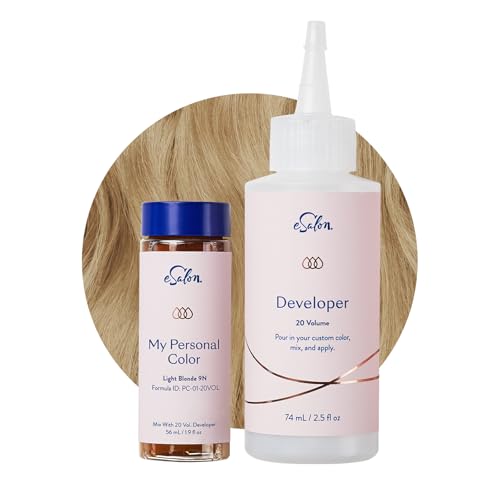eSalon Light Blonde Permanent Hair Color Kit