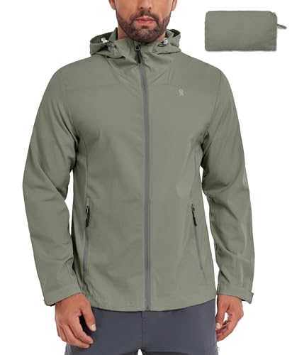 Little Donkey Andy Men's UPF 50+ Sun Protection Hoodie Jacket Lightweight Full Zip Hoodies Long Sleeve Shirts Hiking Fishing