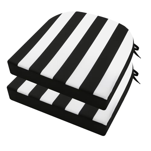 idee-home Outdoor Chair Cushions Set of 2, Thick 19" x