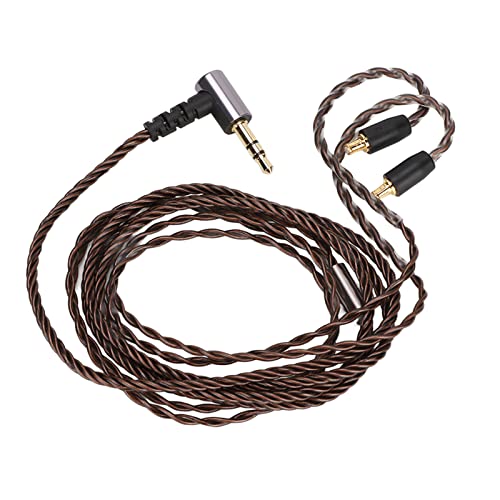 ASHATA Headphone Upgrade Cable, Pure Copper Plated Silver Wire Replacement Cable with Interface for ATH CKS1100 E40 E50 E70 LS200 LS300 LS400 CKR90 CKR100 LS50 LS70