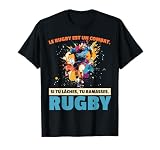 Le Rugby Est Combat Humour Maillot France Rugby Cadeau Rugby T Shirt