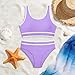 Cute Clothes for Teen Girls Girls Bathing Suit High Waisted Swimsuit Summer Fashion Swimming Adjustable Straps Swimwear 2 Piece Sets for Teens