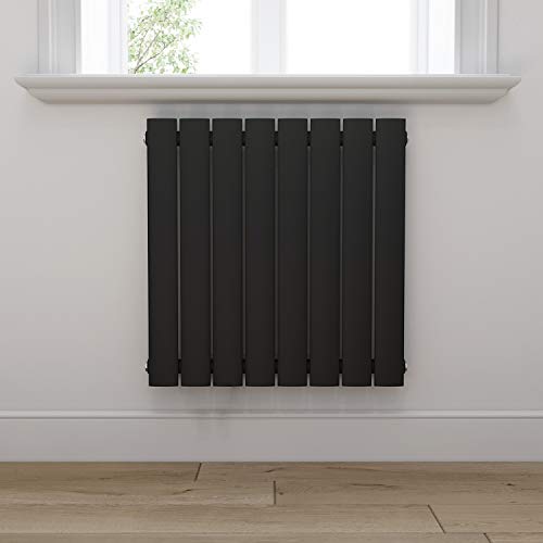 ELEGANT Design Heizkörper 630x616mm Doppellagig Badezimmer/Wohnraum Seitenanschluss Antrazit Flachheizkörper Badheizkörper Radiator