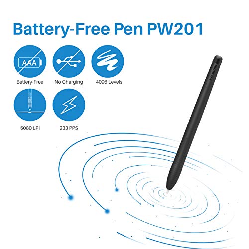 Tablet de desenho Huion H430P OTG, H430P-OTG