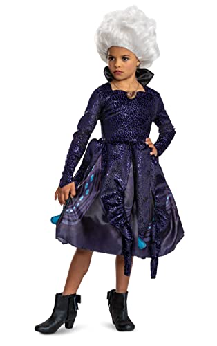 Ursula Costume for Kids Deluxe Official Disney The Little Mermaid Live Action Costume with Accessories Child Size Extra Large (10-12)