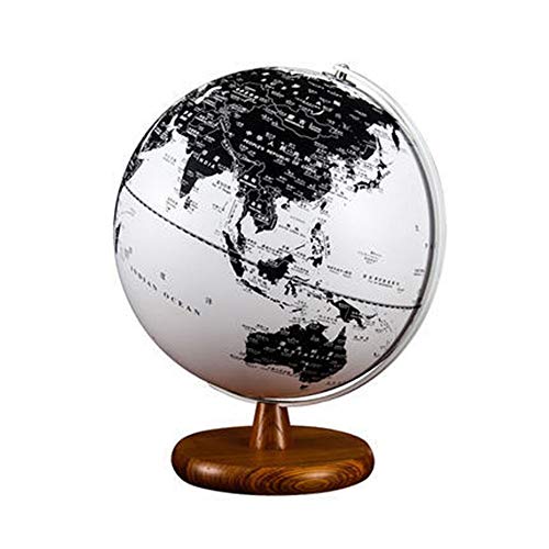 Preisvergleich Produktbild Lehre Globe Kreative Schwarzweiss LED Emboss Beleuchtet Erdkugel Kinder Lernspielzeug, Bürobedarf, Lehrer Schreibtisch Décor für Lehre und Bürodekoration
