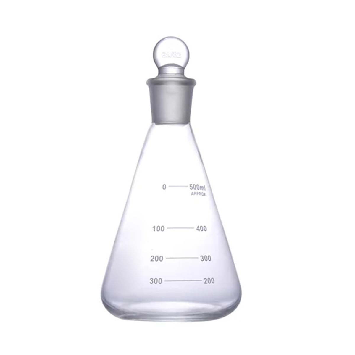 Matraz Erlenmeyer de cuello cónico de 10-5000 ml for uso experimental.(200ml)