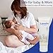 Natural Lanolin Nipple Cream: Soothing Nipples Cream Single Ingredient | Soothes Cracked & Sore Nipples | No Need to Remove Safe for Baby & Mom - 50g/1.76oz