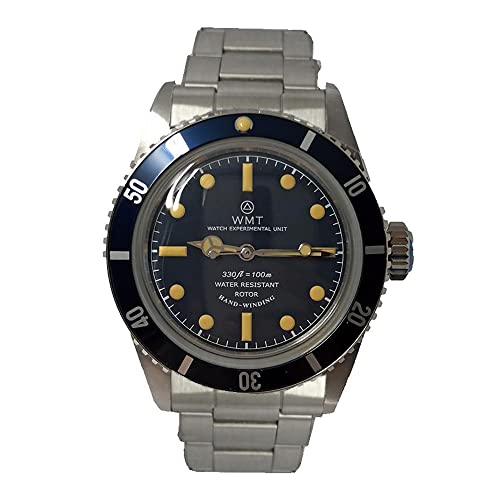 Montre automatique Sea Diver bracelet acier montre bleu unisexe