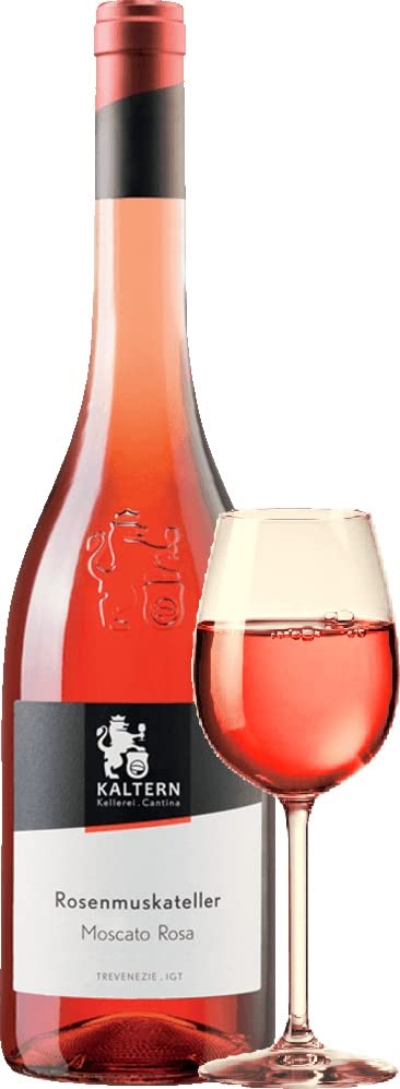 Rosenmuskateller lieblich Moscato Rosa IGT Kellerei Kaltern Roséwein 6 x 0,75l VINELLO - 6 x Weinpaket inkl. kostenlosem VINELLO.weinausgießer