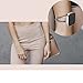 bayite Bling Bands Compatible with Fitbit Versa/Versa 2 Band for Women, Stainless Steel Metal Jewelry Bracelet Bangle Wristband, Silver