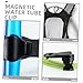 ibasenice Hydration Bag Straw Clip Water Bag Pipe Clamp Magnetic Water Tube Clip for Cycling