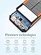 Solar Powerbank 20000mAh, Wasserdichtes Solar Ladegerät USB C Externer Akku Solarladegeräte mit Outputs, Power Bank für Smartphones, Tablets und mehr
