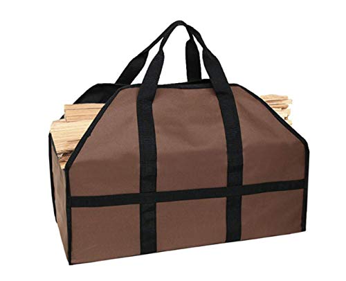 Ylucky Firewood Log Carrier Tote Bag Fireplace Carrier Birchwood Stand Sturdy Wood Carrying Bag With Handles For Camping Indoor Garden Beach Groceries #TOP28