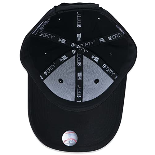 Bone New Era Infantil 9FORTY Snapback MLB New York Yankees Aba Curva Preto