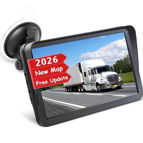 GPS Navigation for Car Truck 2026 - Navigation System 9 Inch Touchscreen Navigator with US/CA/MX Maps, Lifetime Free Map Updates, Voice Broadcast, Speed Camera Warning, Vehicle GPS Unit