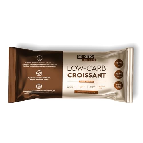 Croissant bajo en carbohidratos con relleno de chocolate 55 g