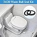 BE-TOOL 34120 Waste Ball Seal Kit Compatible with Thetford Aqua Magic Style Plus, Style Lite, Style II, and Residence Toilet Models