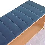 Fabrication faciale : la housse de coussin de banc est amovible et lavable en machine à des températures inférieures à 40 °C. Évitez le blanchiment. Il est livré emballé sous vide, veuillez donc le laisser reposer dans un endroit bien ventilé pendant 1 à 2 jours pour restaurer sa forme originale. Les plis sont normaux et peuvent être enlevés par repassage après déballage. Parfait pour embellir vos meubles et votre décoration d'intérieur.