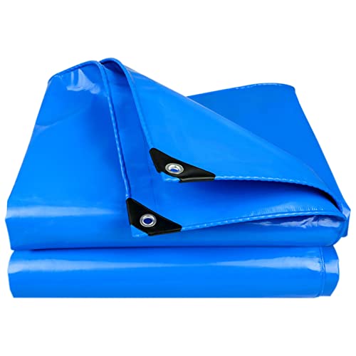 Bâche bleue imperméable 1,5x4 m avec œillets métalliques pour balcon