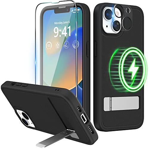 Coque Magsafe iPhone 14 Plus antichoc militaire avec verre trempé inclus