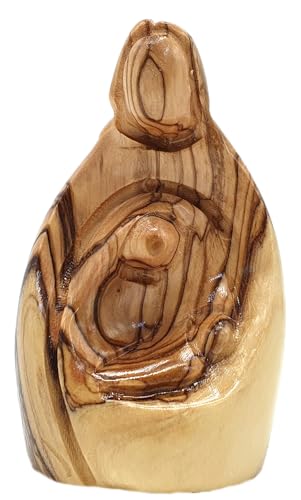 Sculpture Sainte Famille en bois Zuluf de 7,9 cm pour deco - 4