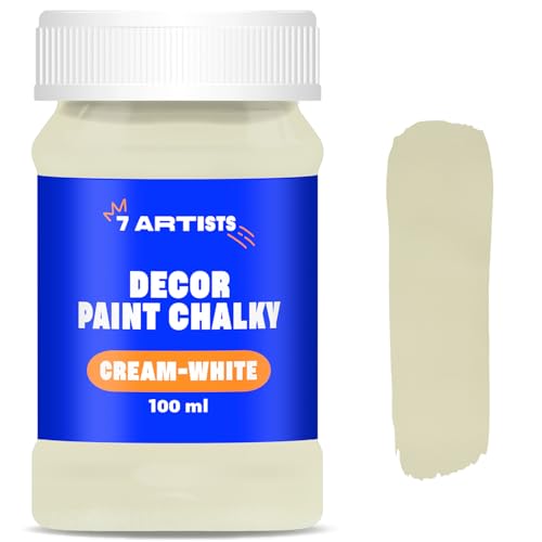 7 Artistas Pintura a la Tiza Crema-Blanco 100 ml para...