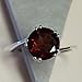 Natural Rocks by Kala Genuine 2ct Pyrope Garnet 925 Solid Sterling Silver Ring Size 6, 8, 9