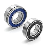 Zreneyfex 2 Pack Wheel Bearing Kit with ABS Sealed, Replacement for Harley FLHT, FLHX, FLHR, FLTR 2008-2024 Softail 2018-2024 Dyna Sportster XL V-Rod, 9276A/9276B 9252/9252A