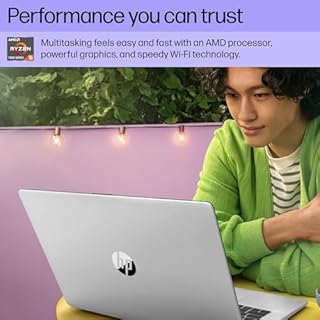 HP 17.3“ Touch | Touchscreen Laptop with Office 365 for The Web, AMD Ryzen 5 7430U (6 Cores, 12 Threads, Upto 4.3GHz, Beats Core i7-1355U), 16GB RAM, 512GB SSD Storage, 10 Key Number Pad, No Mouse