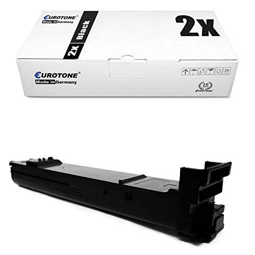 Toner TN-210K Noir Eurotone évitez les textes pâles sur Bizhub C 252