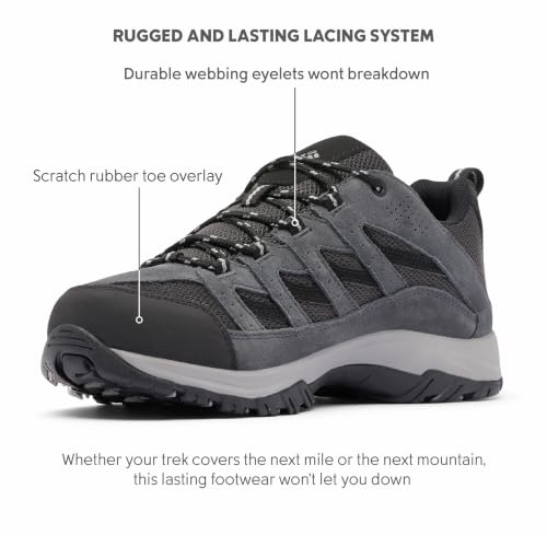 Image of Columbia Men's Crestwood Hiking Boots | High Traction, Lightweight, Breathable, Wide Fit Available